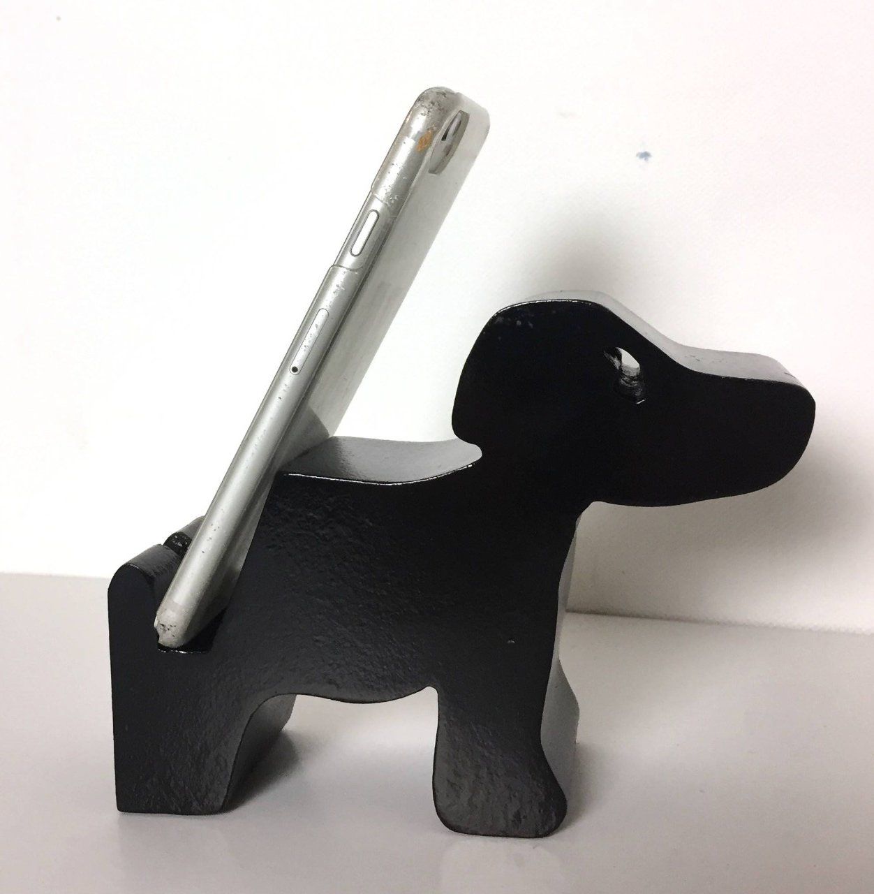 De Chien Couchée, De Chien Pour Téléphone - Statue En Silicone En Forme