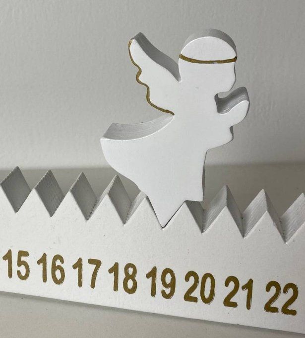 Elément pour calendrier: Ange pour calendrier crèche de l'avent.