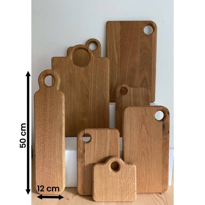 Planche apéritive ou à découper LÊGNUM en chêne massif taille.