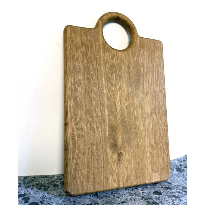 Planche à découper CHÊNOR en chêne massif taille XL.