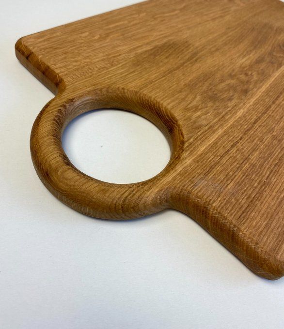 Planche à découper CHÊNOR en chêne massif taille XL.