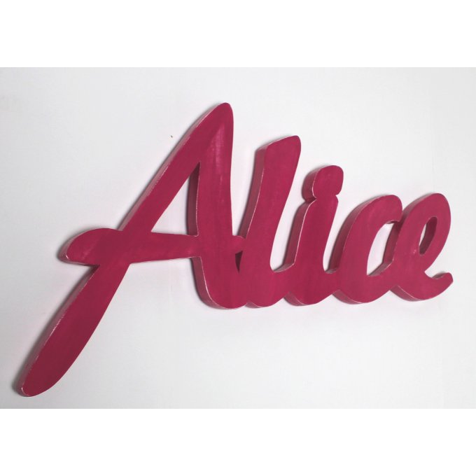 Prénom géant Alice ( couleur personnalisable).