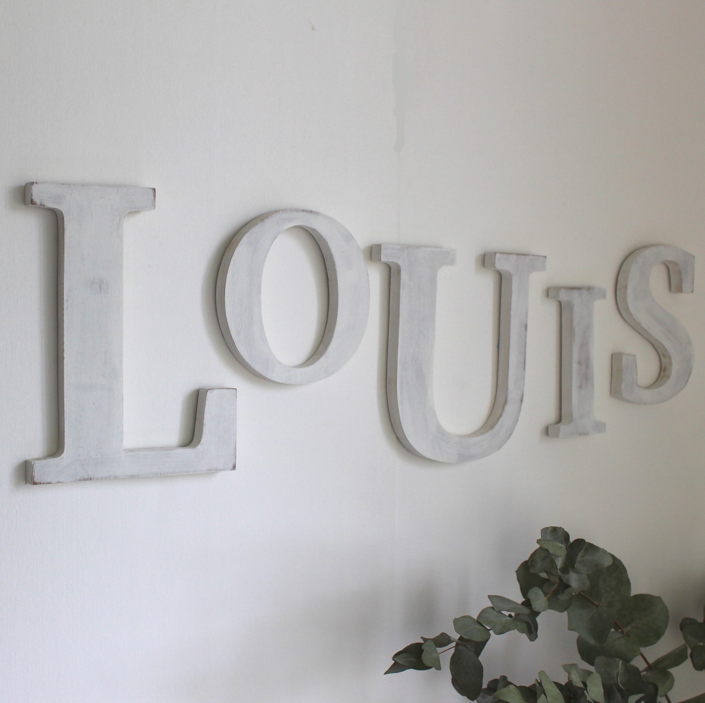 grande lettre en bois mariage