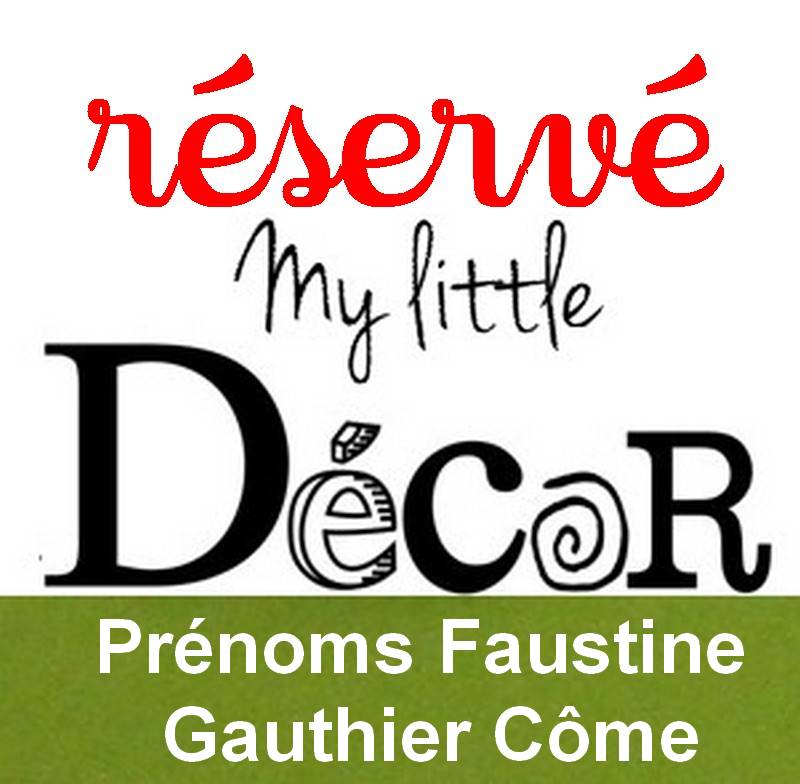 Réservé:Prénoms personnalisés: Faustine, Gauthier, Côme.