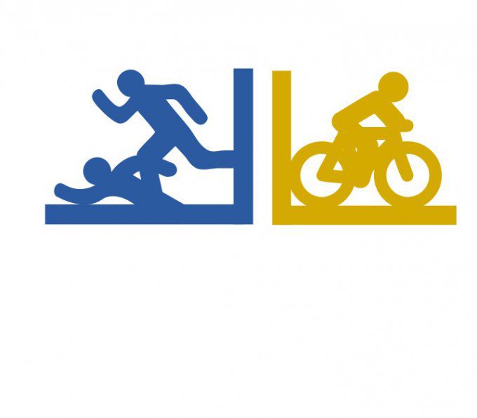 Réservé: Serre-livres triathlon.