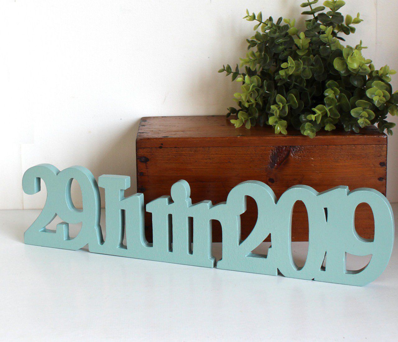 Date en bois personnalisable : noces de bois, décoration de mariage,.. 