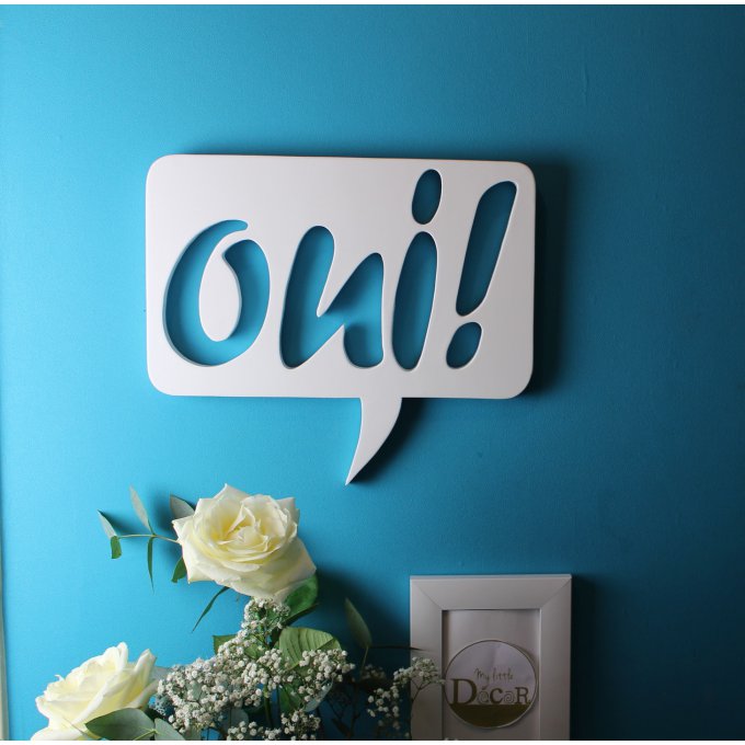 Pancarte mariage OUI 