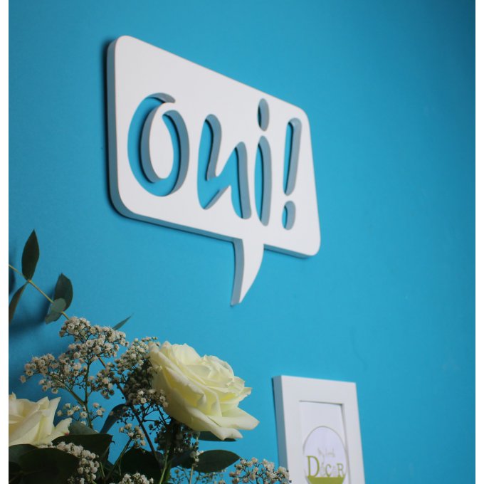 Pancarte mariage OUI 