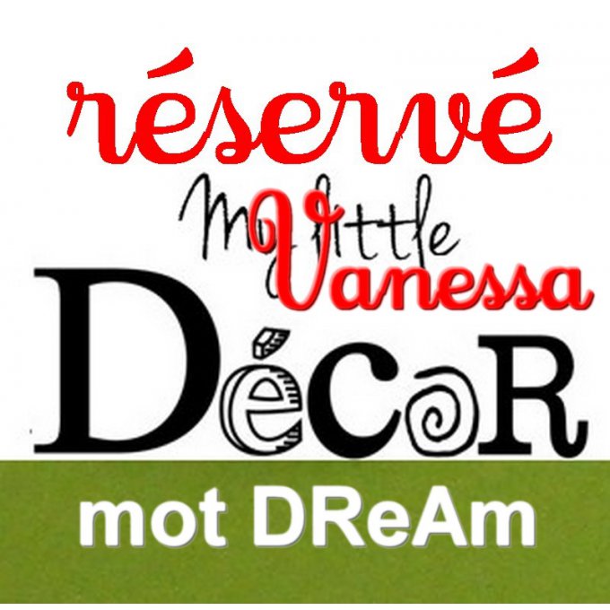 Réservé: Mot géant Dream