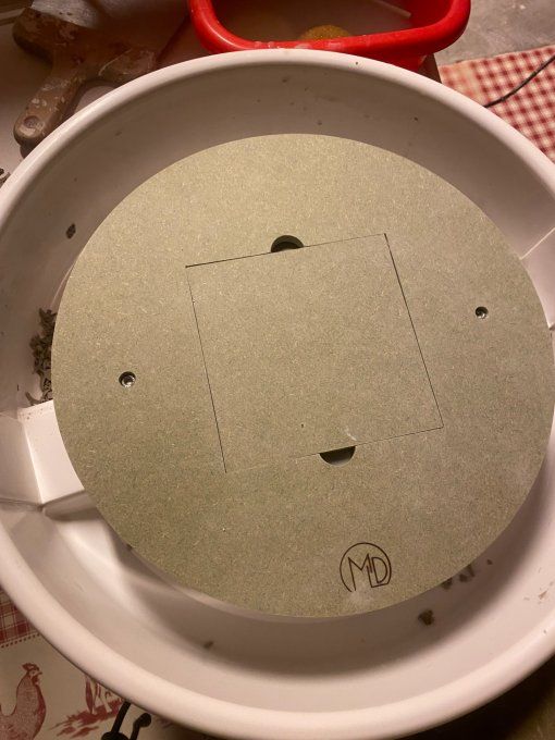 Kit rondeau de poterie de 35 cm avec 5 inserts.