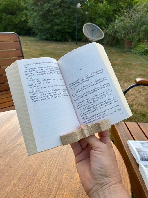 Bague de lecture artisanales chauve-souris en chêne.
