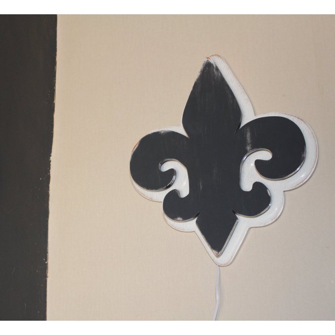 Fleur de lys lumineuse