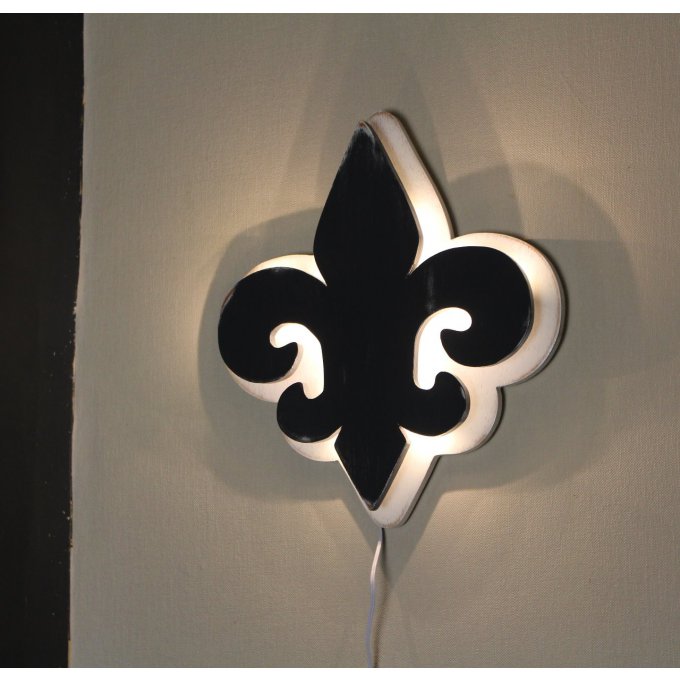 Fleur de lys lumineuse