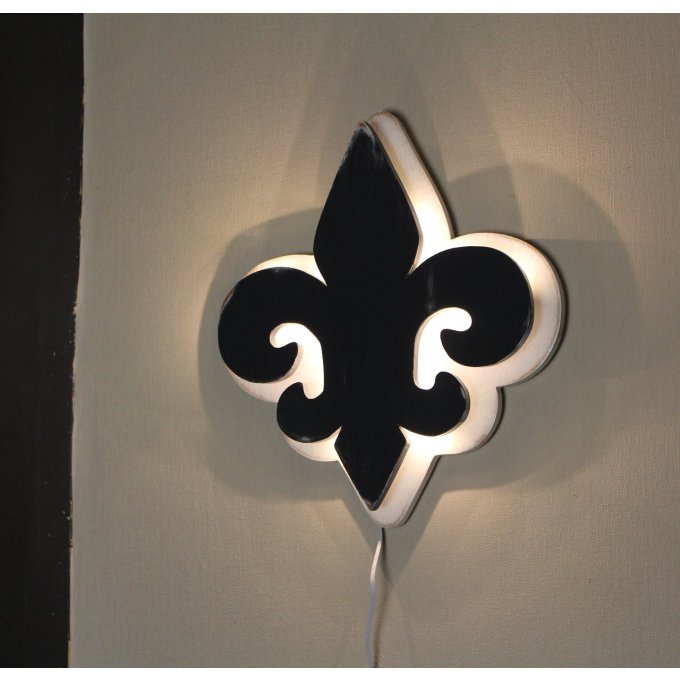 Fleur de lys lumineuse