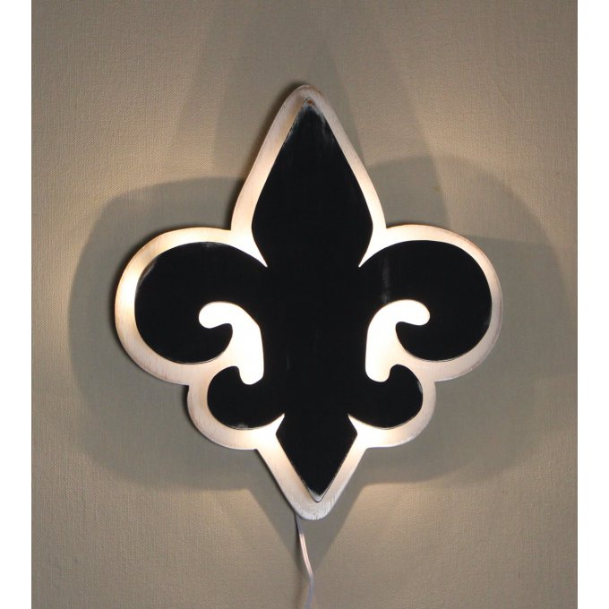 Fleur de lys lumineuse