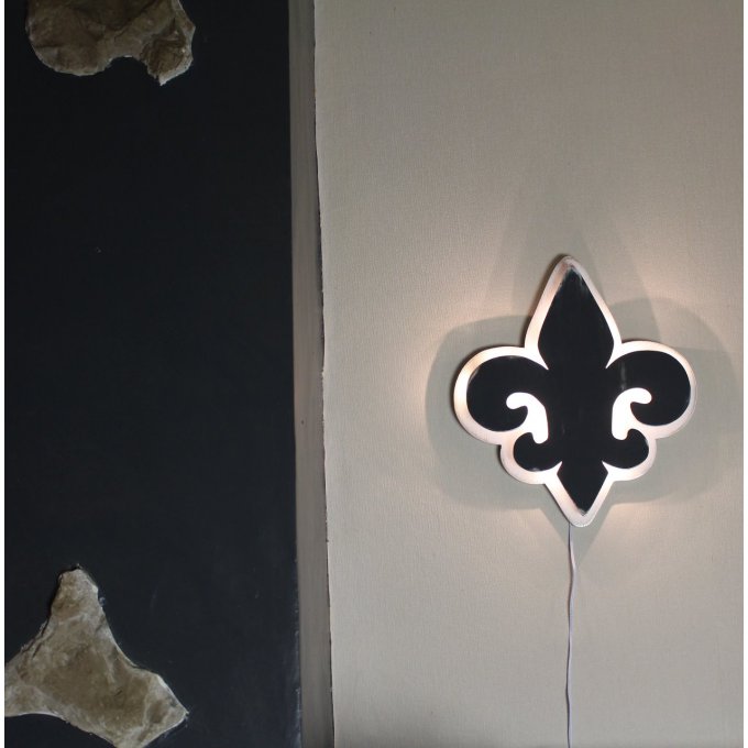 Fleur de lys lumineuse