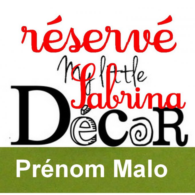 Réservé: Prénom Malo