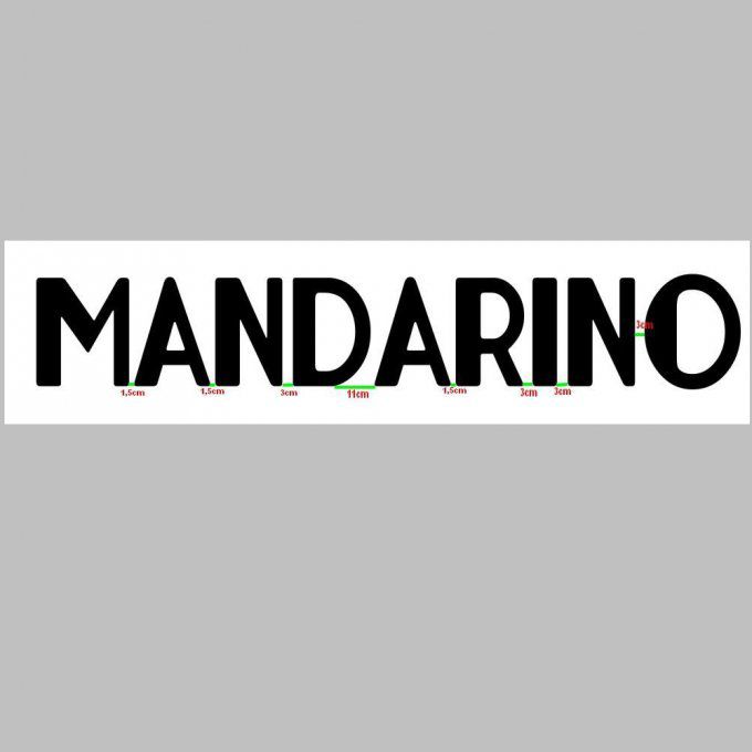 Enseigne MANDARINO.