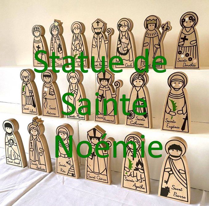 Réservée: Statue de Sainte Noémie
