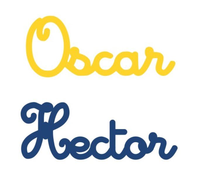 Réservé: Prénoms Oscar et Hector.