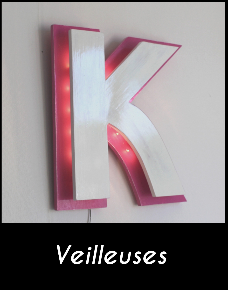 lettre lumineuse K en bois _ mylittledecor