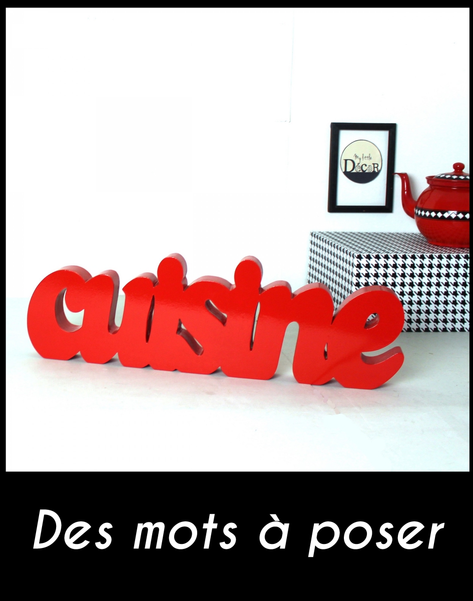 mots à poser _ mot cuisine _ mylittledecor